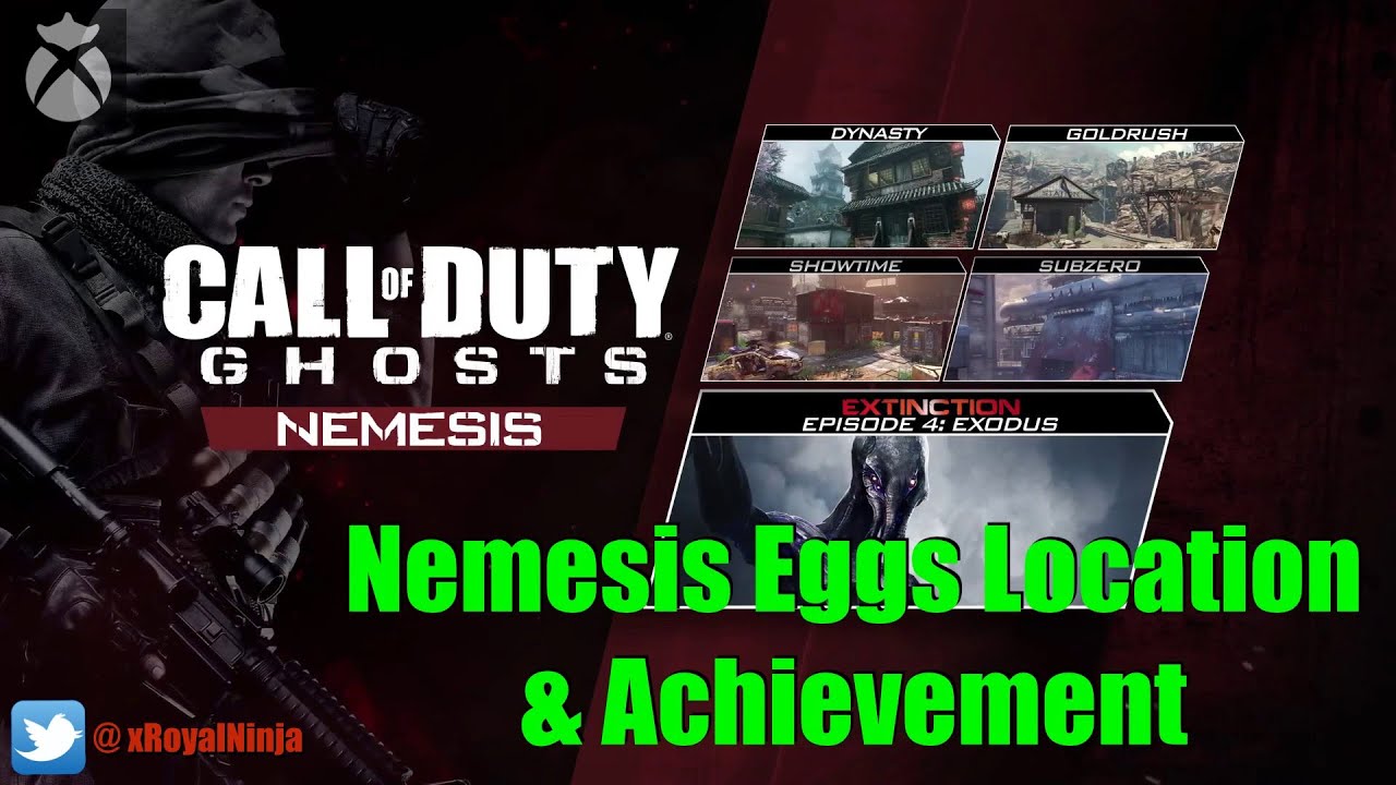 Call of Duty Ghosts: Nemesis Egg Locations & Achievement (Xbox)