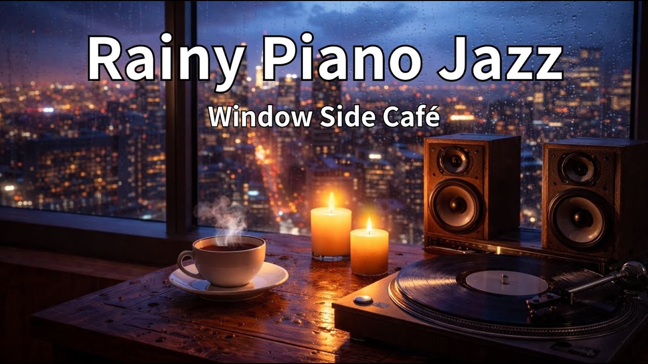Rainy Piano Jazz – Window Side Café