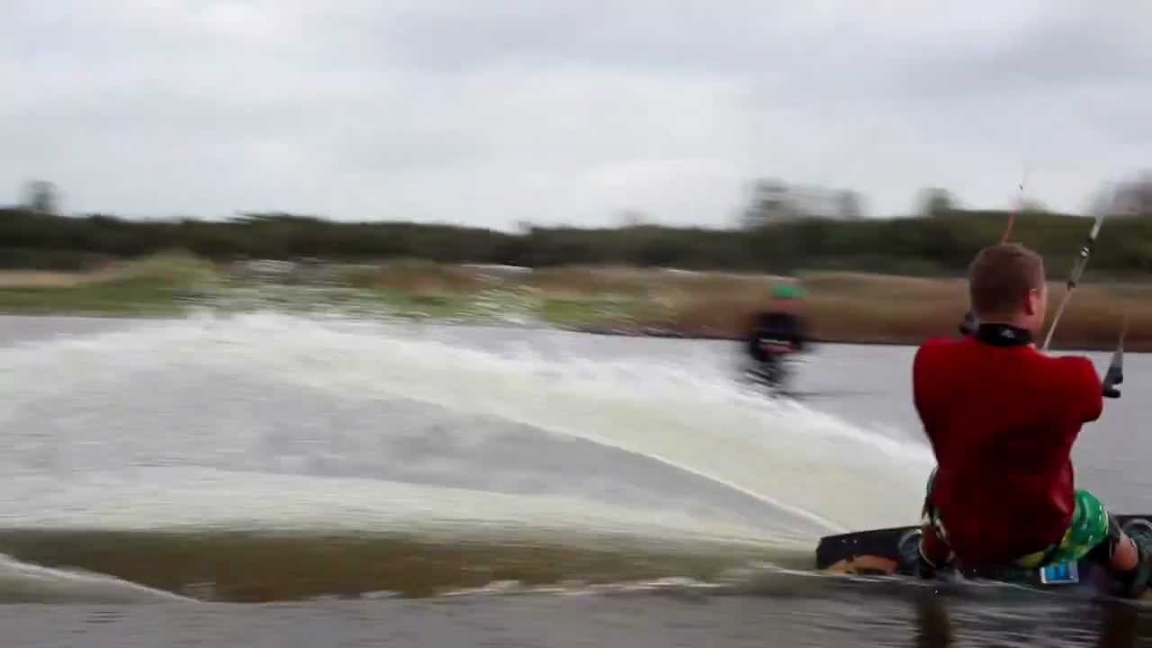 Thomas Alsbirk Kite Surfing in the 