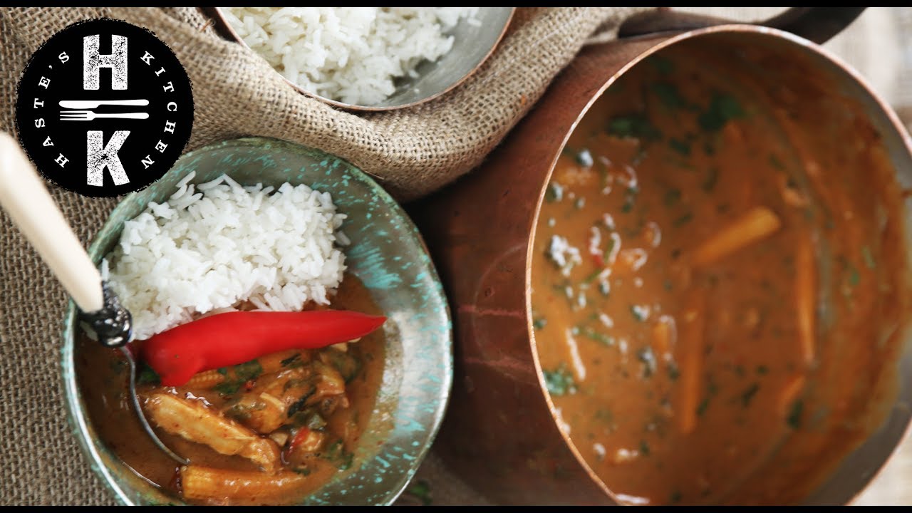 Thai chicken & peanut curry