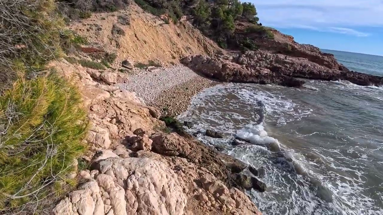 Playa La Caleta - Playa Aiguadolç - Sitges - Barcelona - Enero 2026