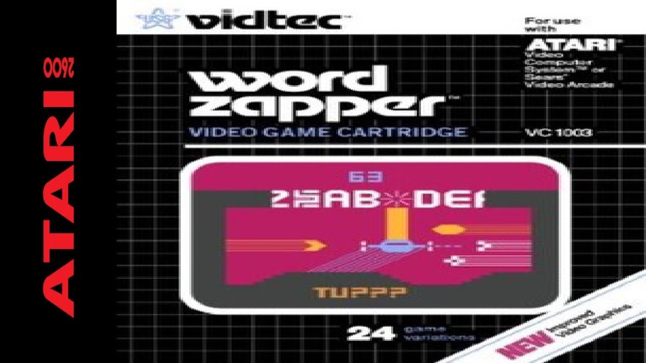 Full Playthrough [436] Atari 2600 [29] Word Zapper