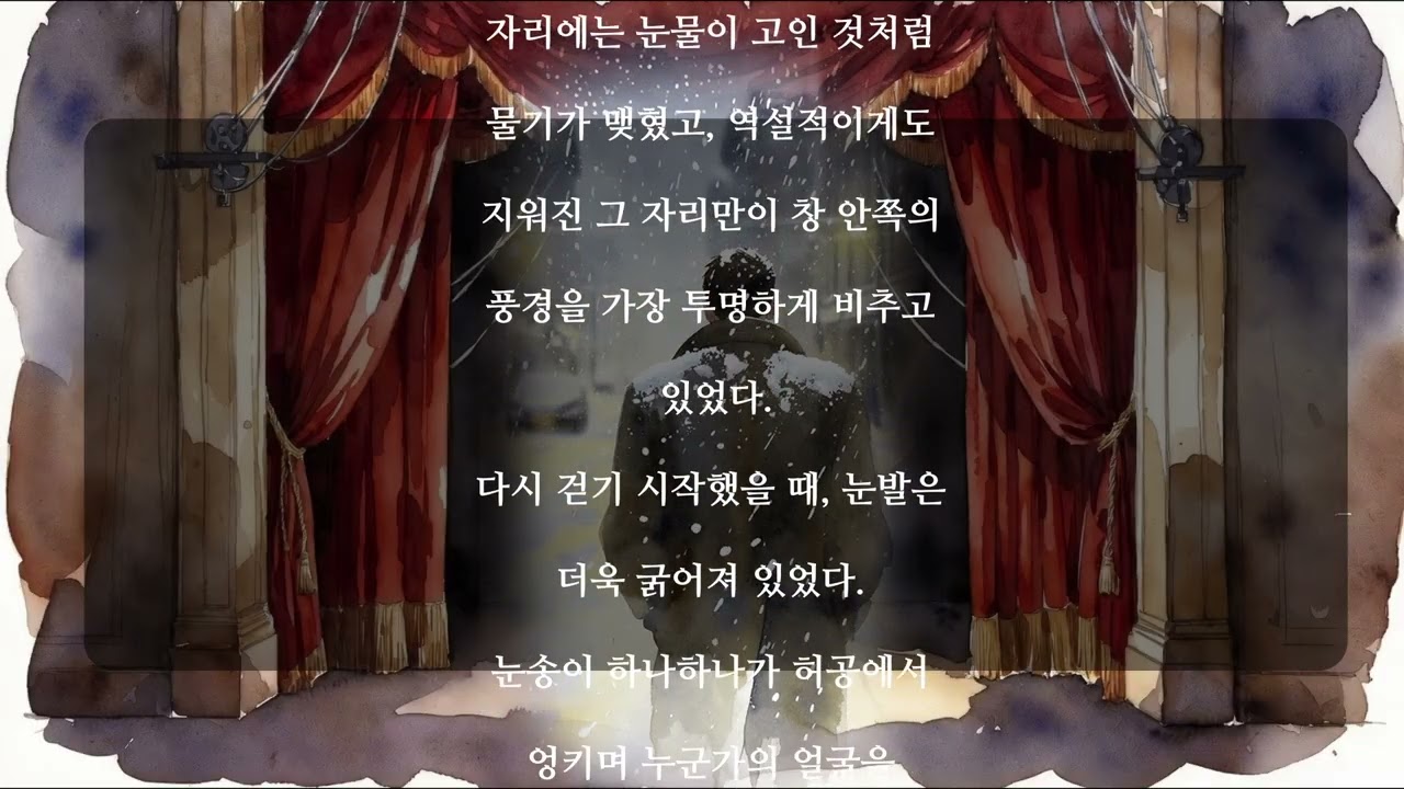 어깨 위에 내려앉은 고독