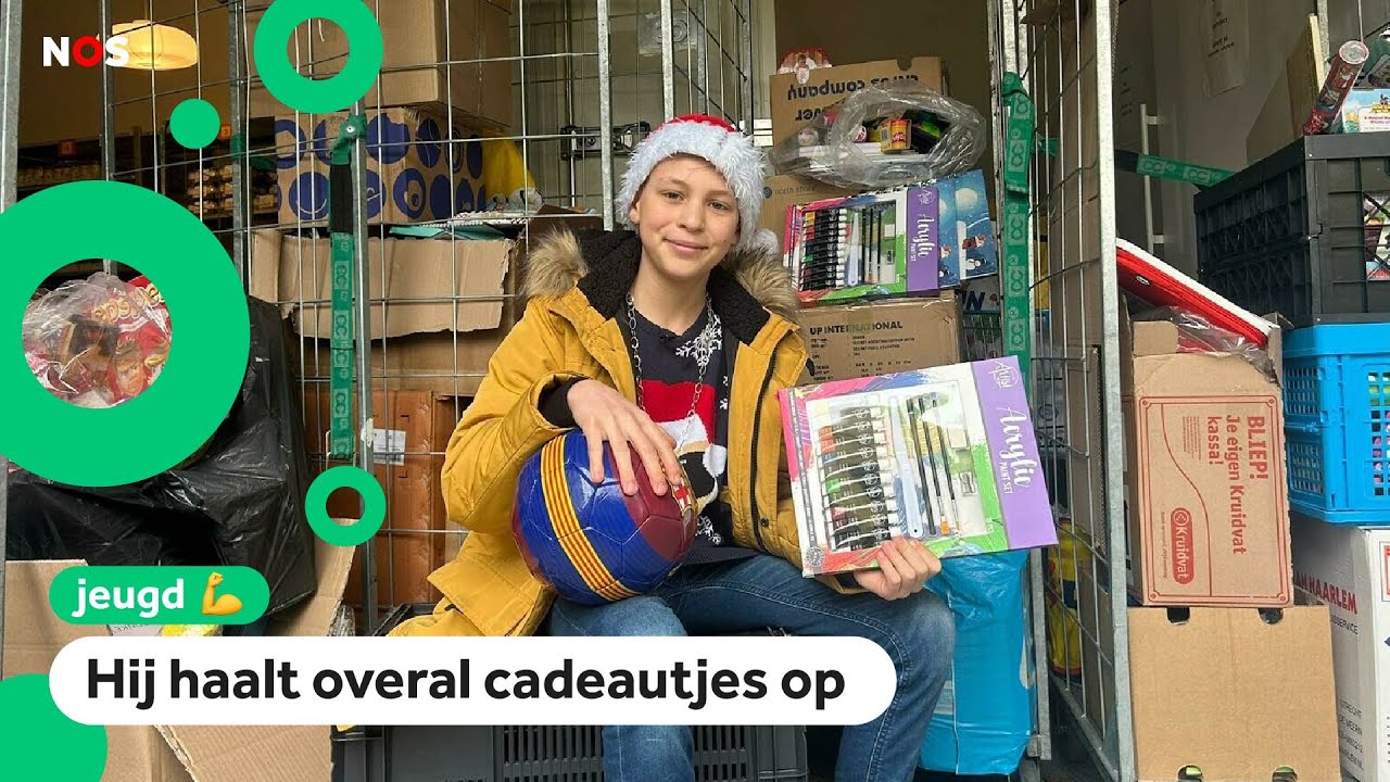 Floris regelt cadeautjes voor kinderen met weinig geld