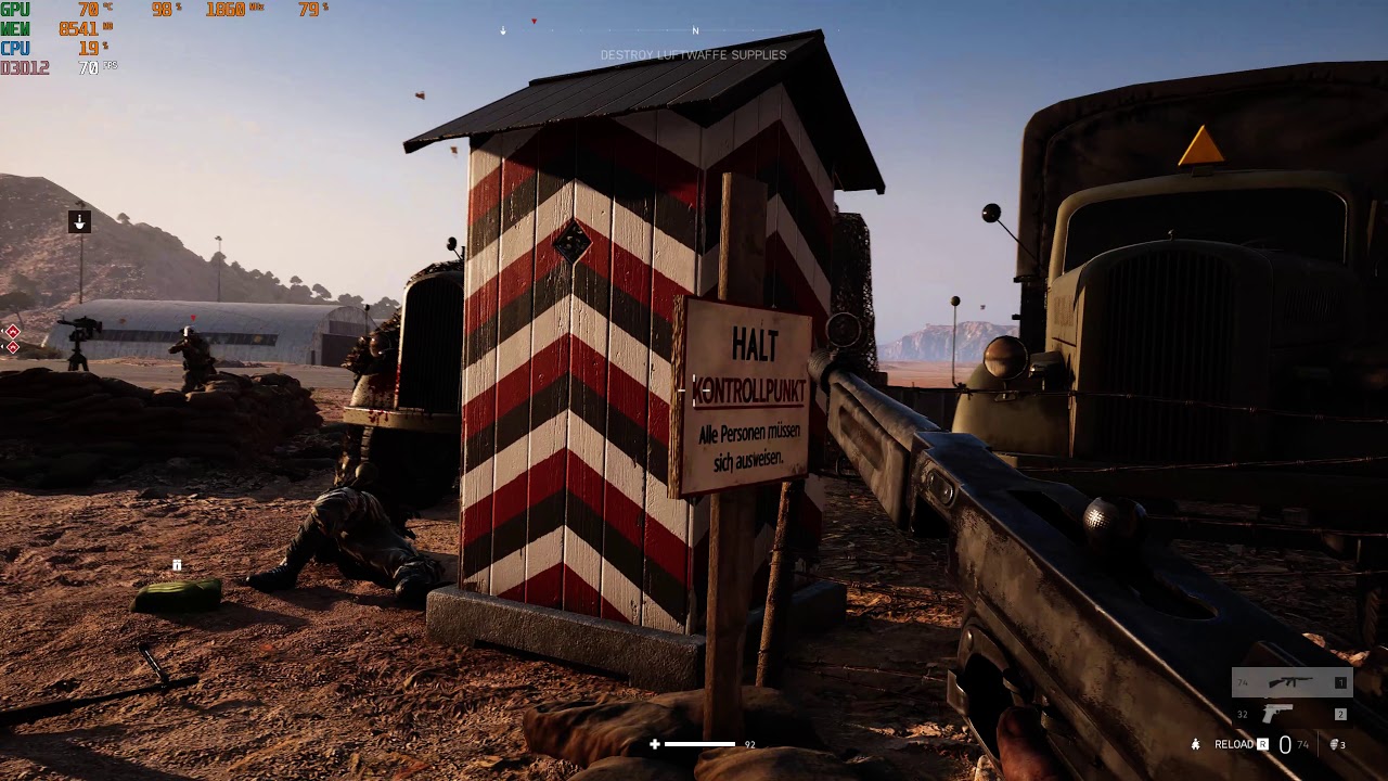 Battlefield V 4k Max settings DLSS OFF Asus TUF RTX 3090 w/ AMD Ryzen 9 5950X