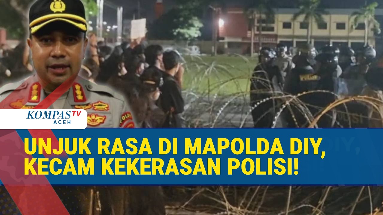 Aksi Mahasiswa di Mapolda DIY Berujung Ricuh, Tiga Orang Diamankan