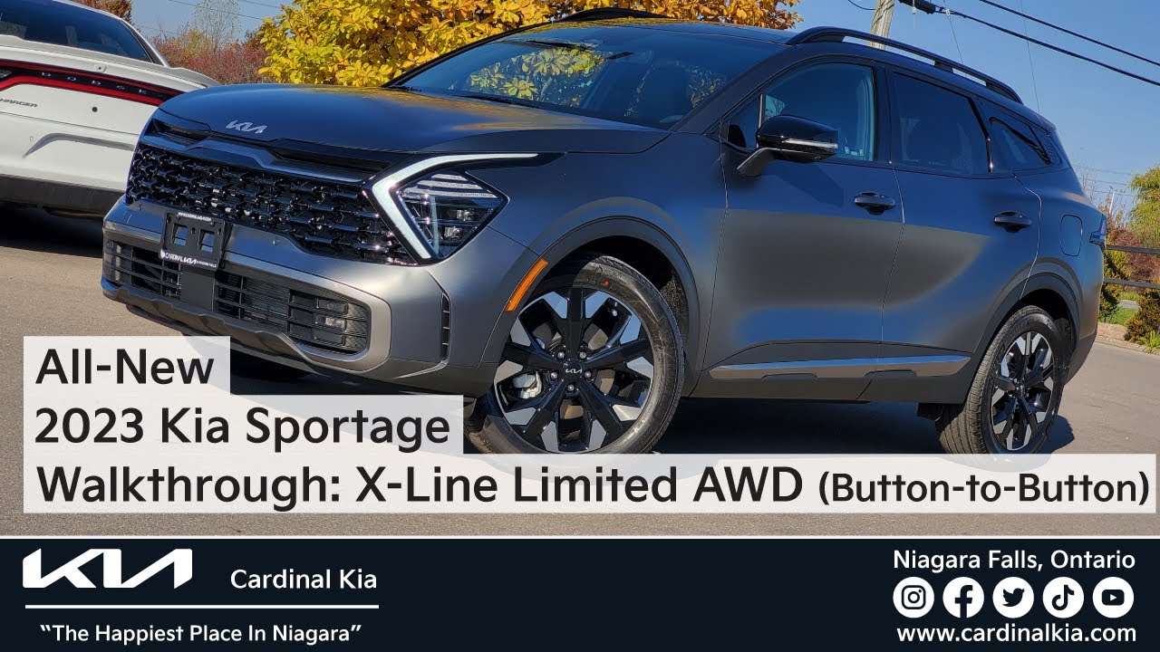All-New 2023 Kia Sportage | Button-To-Button X-Line Limited AWD Walkthrough!