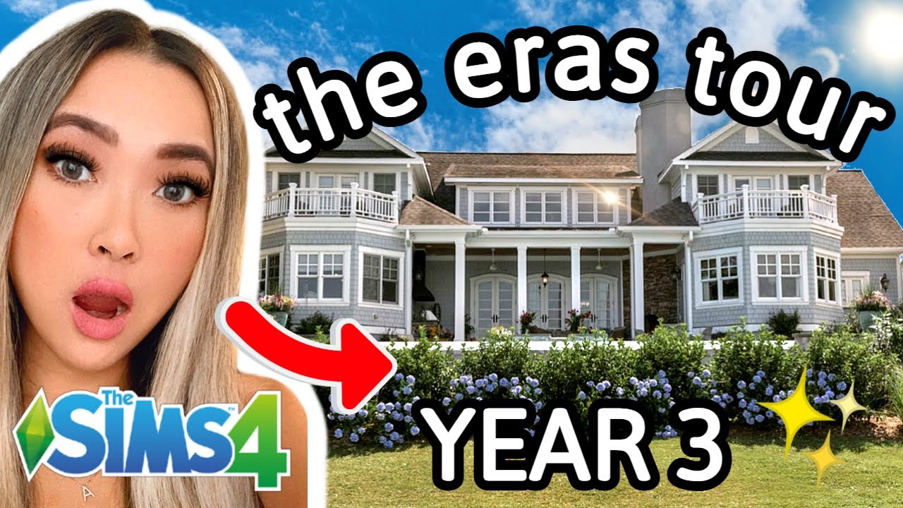 Постройте дом на КАЖДЫЙ ГОД в Sims 4, используя только наборы 2017 года! ПУТЕШЕСТВИЕ ПО ЭПОХАМ, э...