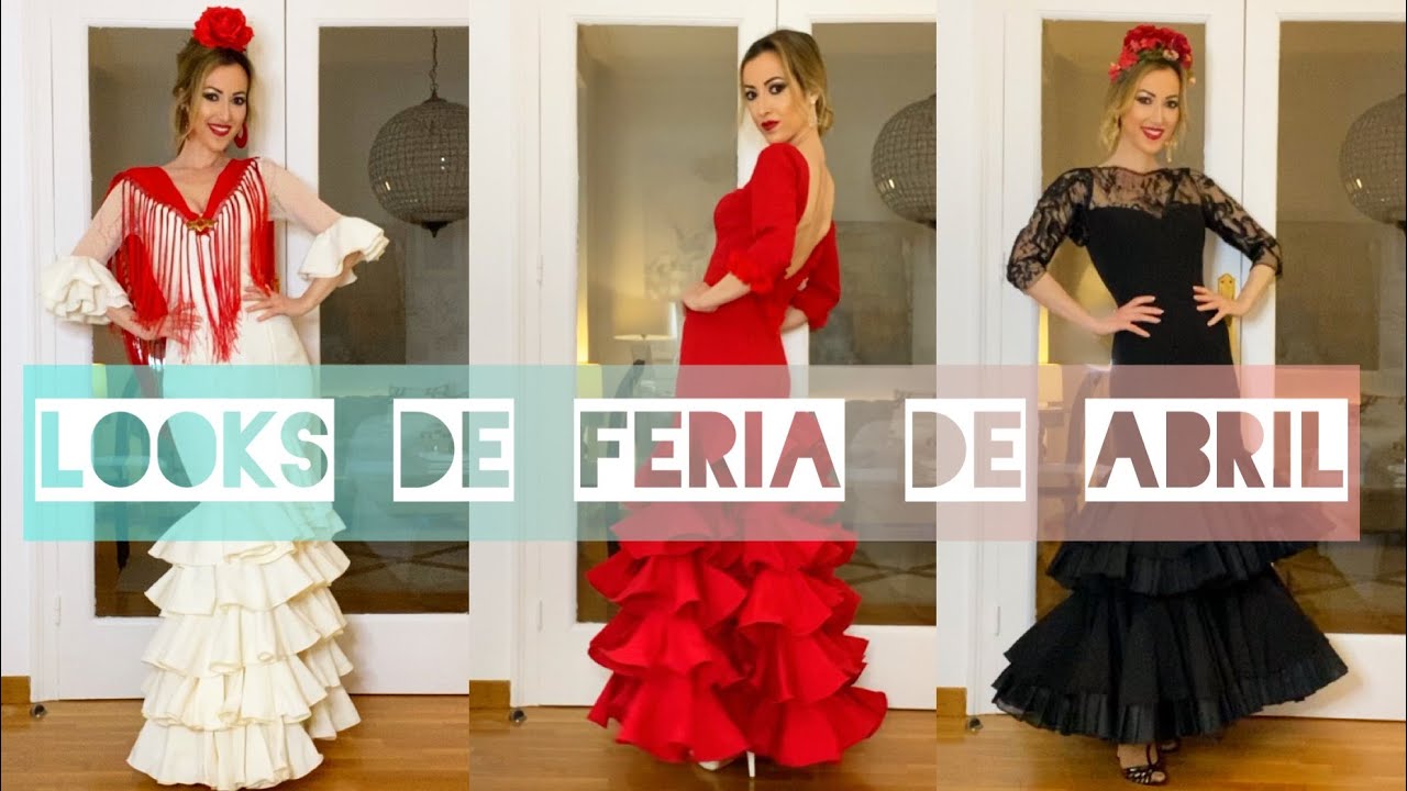 LOOKS para la FERIA de ABRIL | + TUTORIAL de PEINADOS de FLAMENCA | Lidia Siori