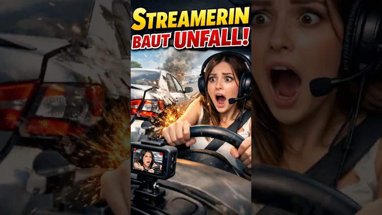 Streamerin baut Unfall im Live-Stream! F&uuml;hrerschein weg?