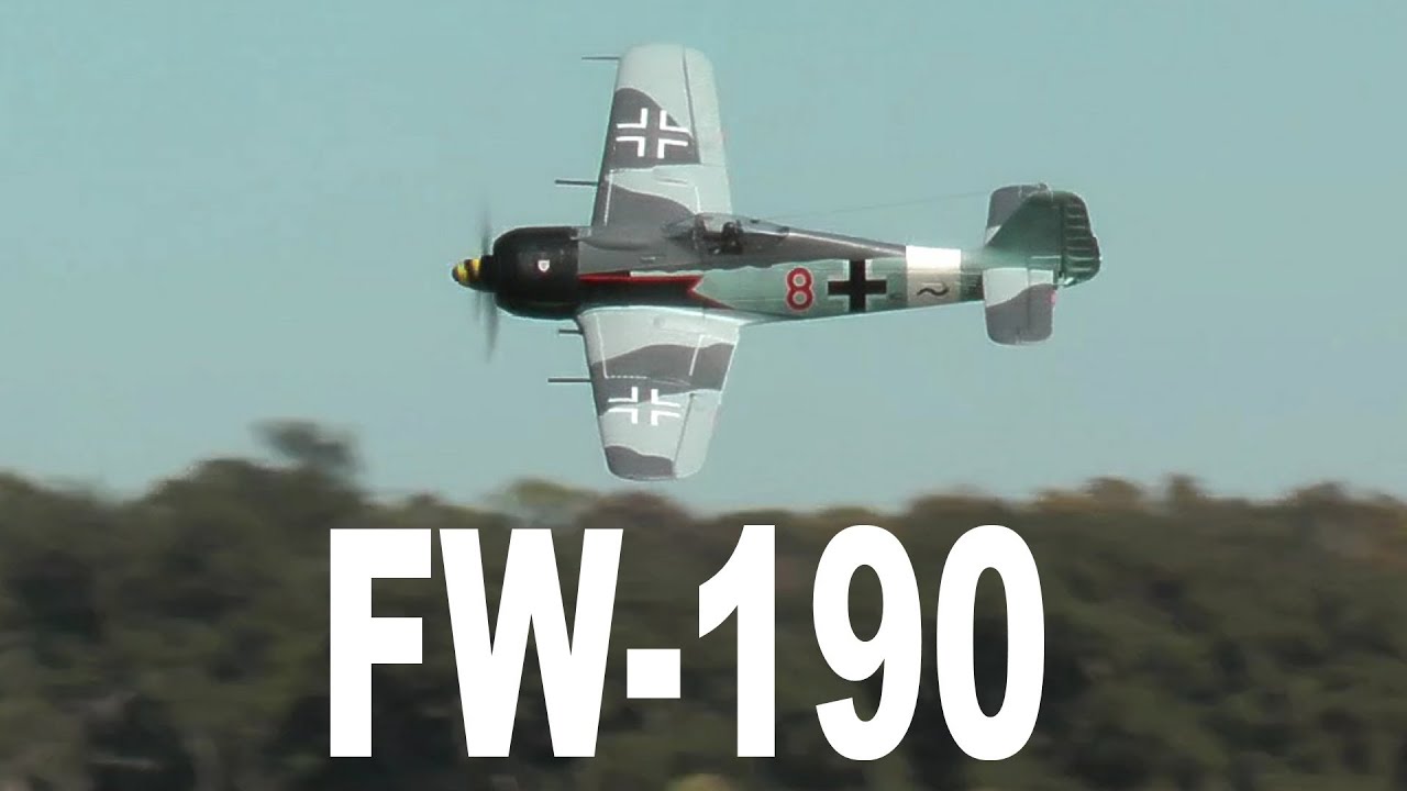 Banana Hobby / FMS FW-190 Review by Rich Baker in HD