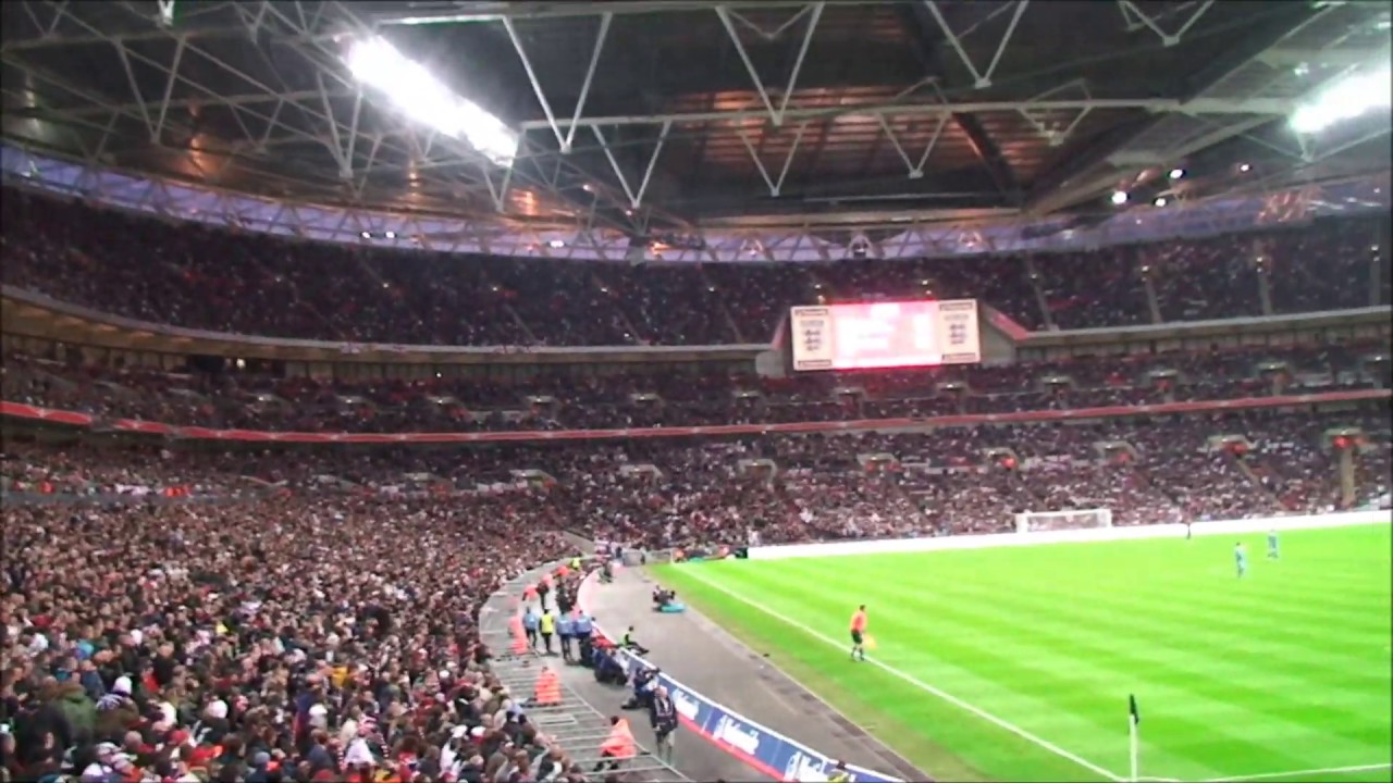 Wembley stadium  -  the  wave