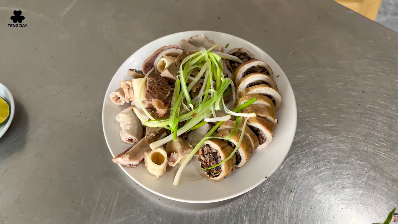 LÒNG ĐẦY ĐỦ CHÁO ĐẦU MÁ HEO | ĐƠN GIẢN ĐÔNG KHÁCH | PORK INTESTINES