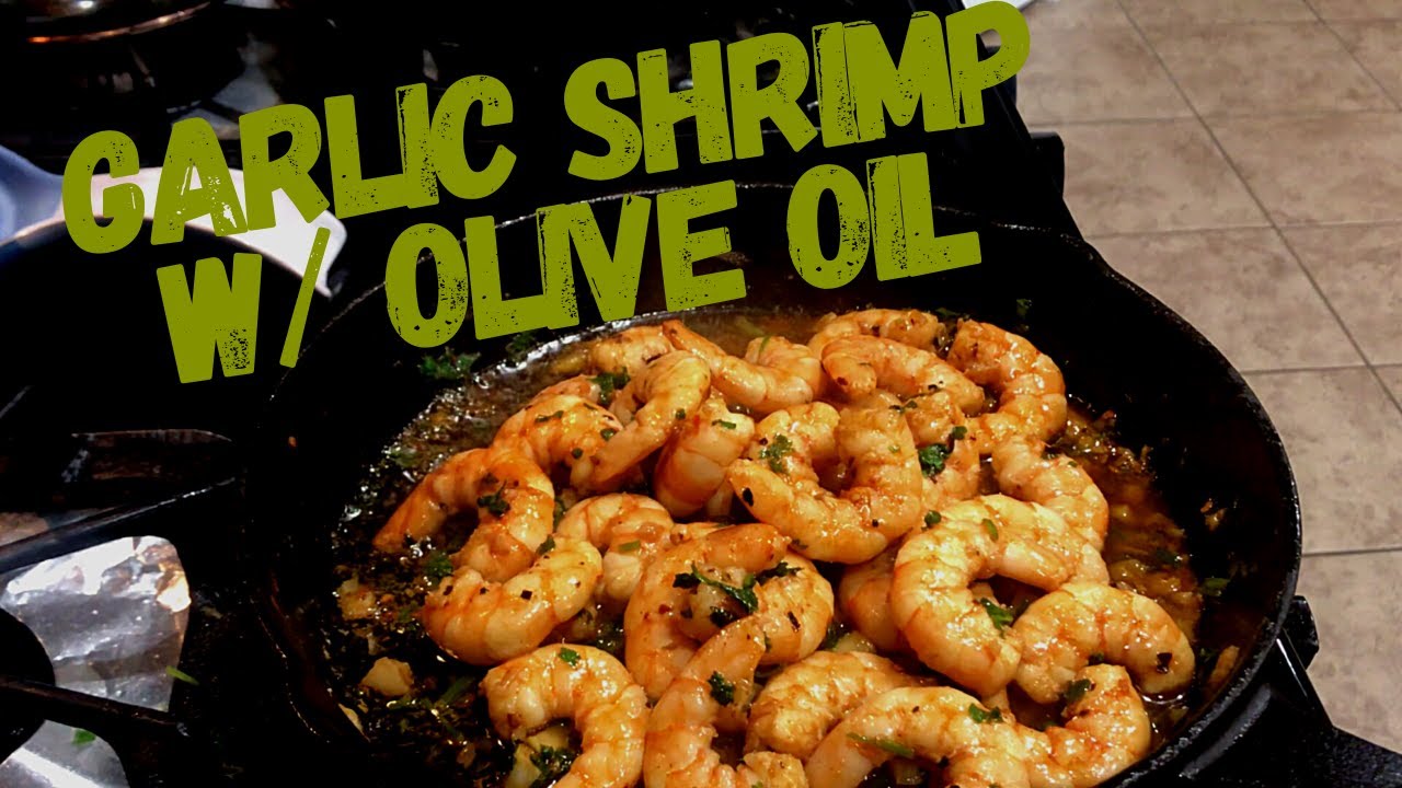Garlic Shrimp with Olive Oil | Easy & Delicious | Pair with French Baguette Bread