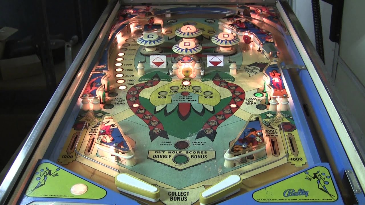 Bally Bow and Arrow Pinball Machine