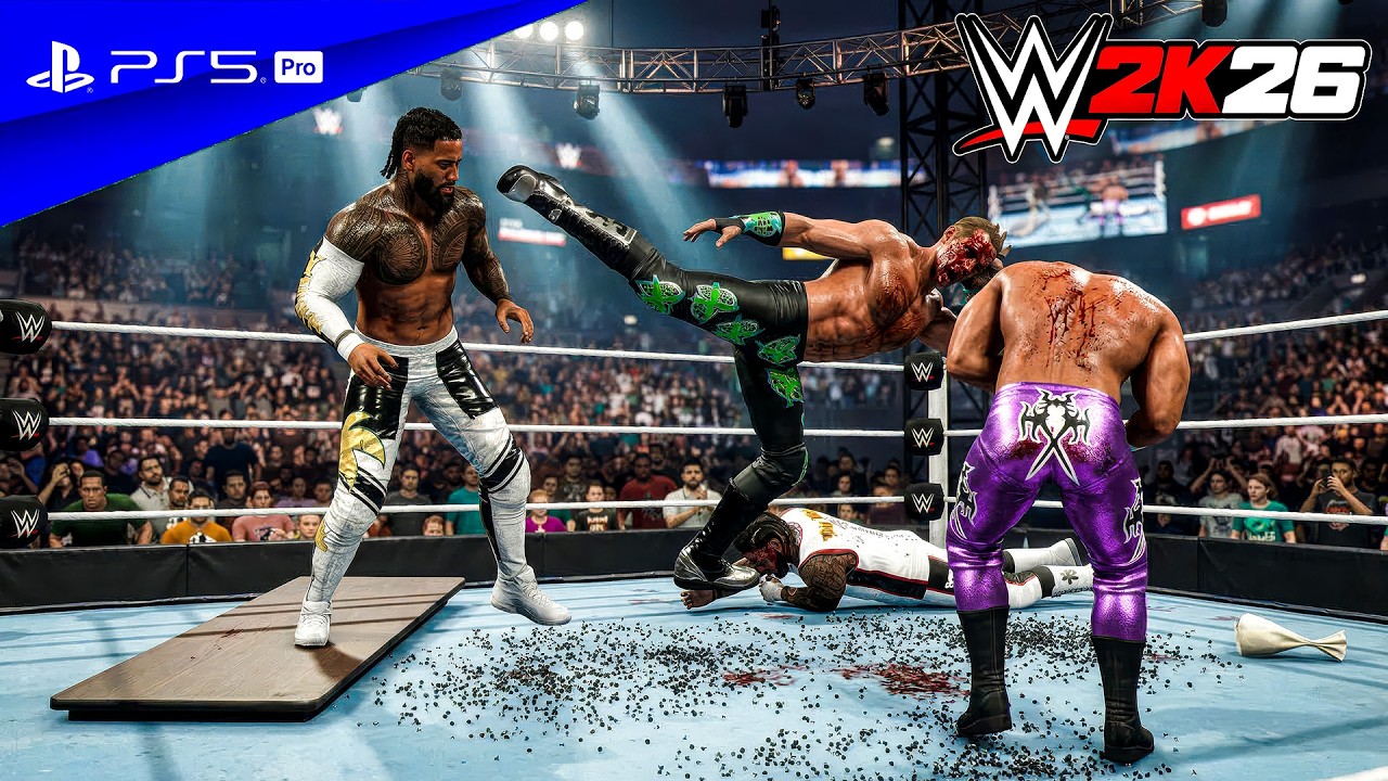 WWE 2K26 - D-Generation X против The Usos - Командный бой по правилам Extreme Rules на WrestleMan...