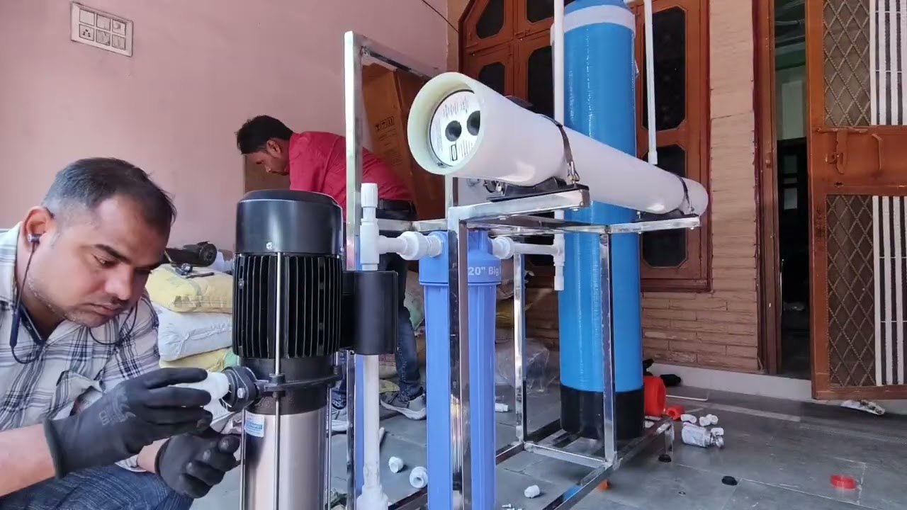 250 lph RO plant kaise banaye || 250 lph ro plant assemble  #roplant #watertreatment