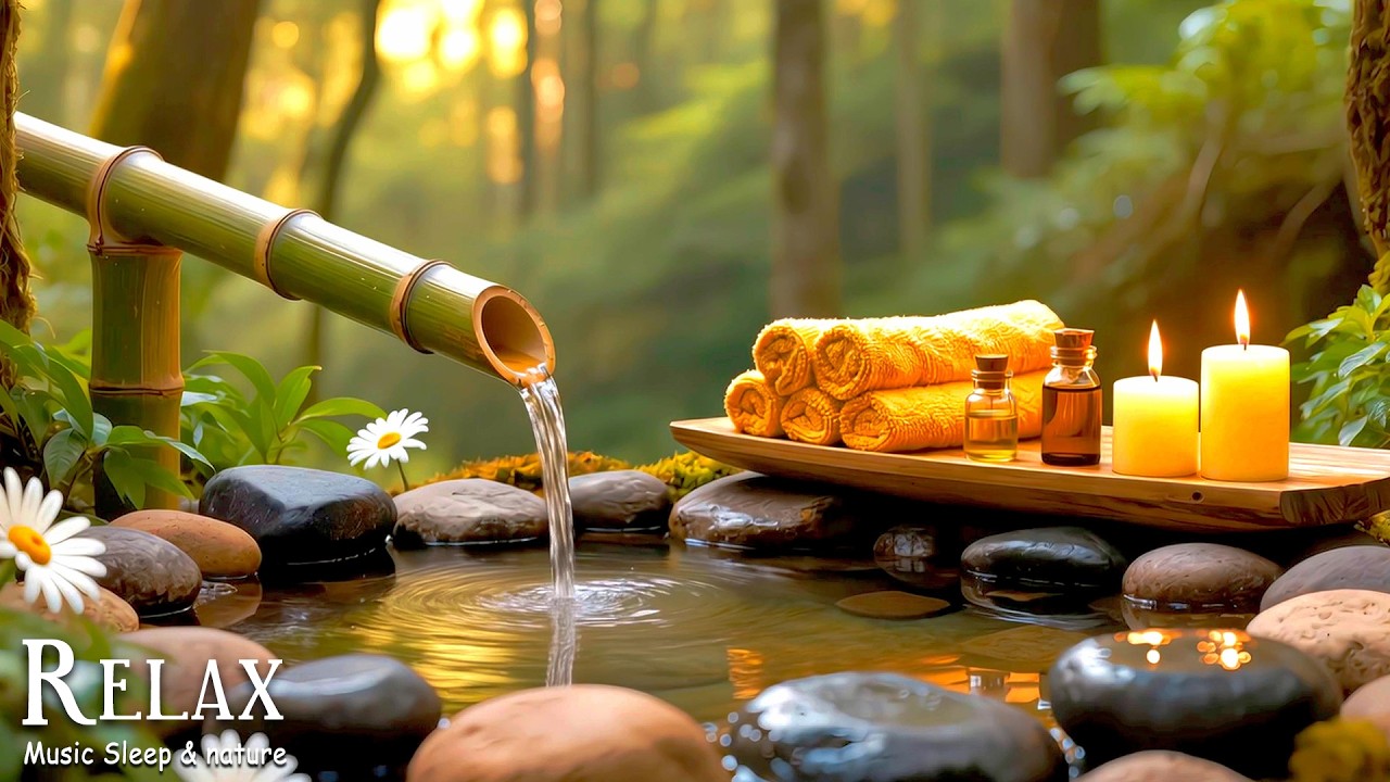 Deep Sleep Instantly: Relaxing Zen Garden Sounds for Insomnia & Stress Relief | Zen Music 🕯️🌿