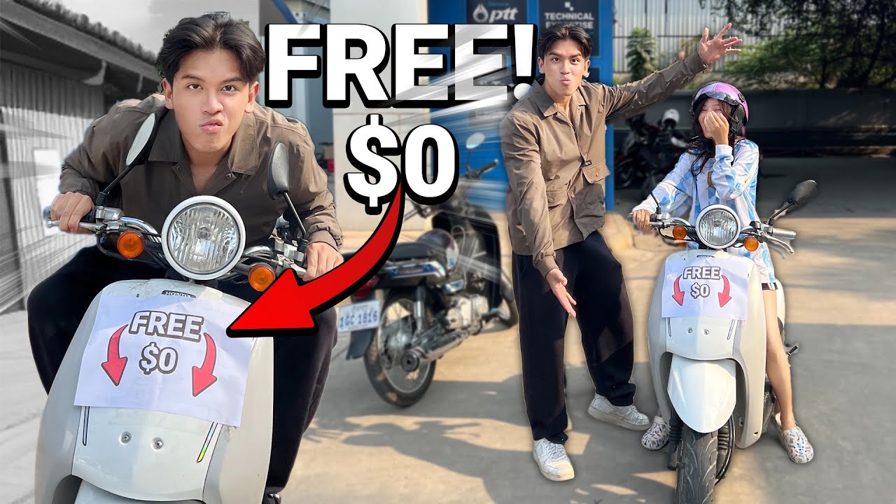 ខ្ញុំលក់ម៉ូតូតម្លៃ $0