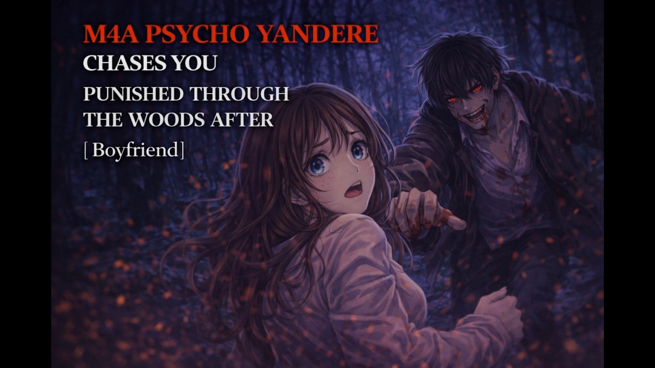 M4A Psycho Yandere Chases You Punished Through The Woods After | Boyfriend