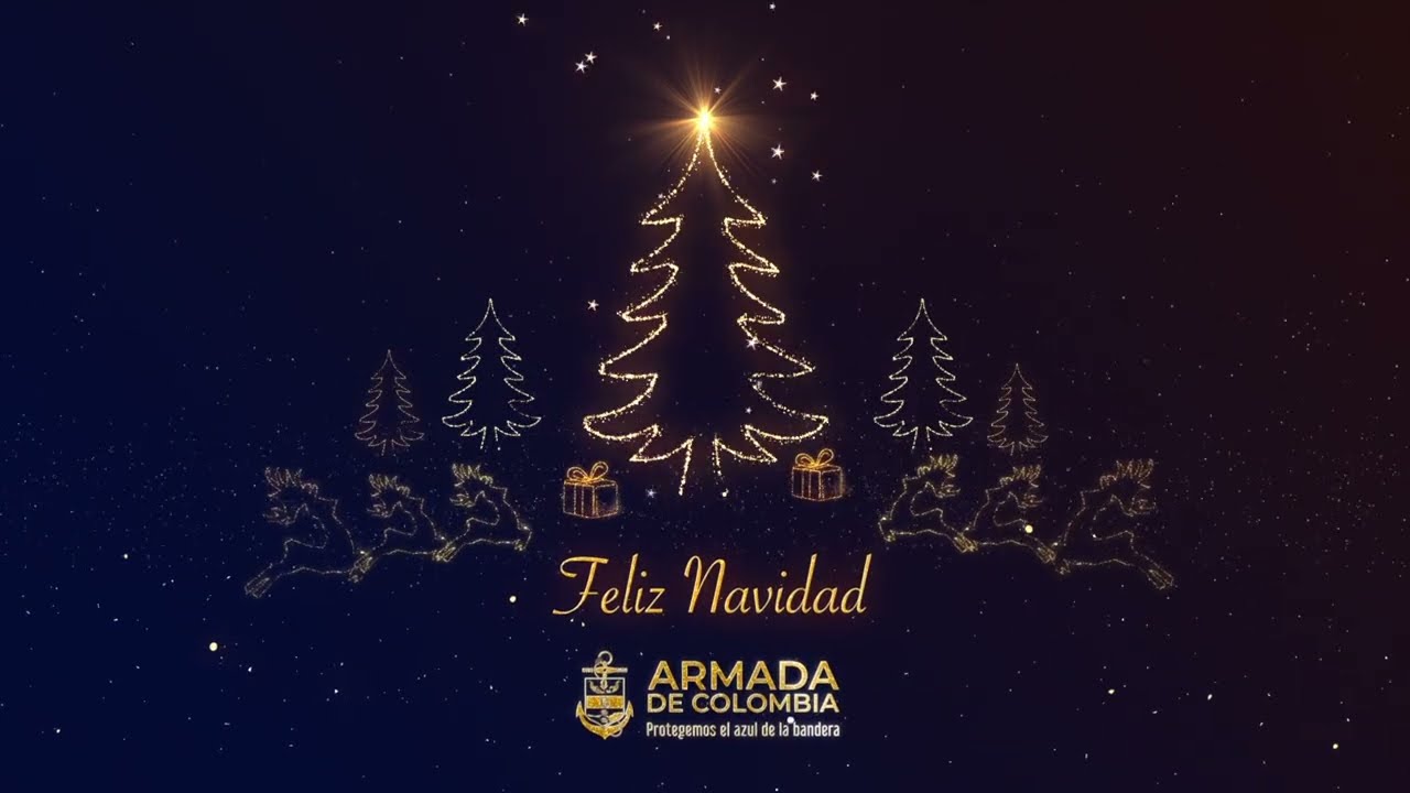 Feliz navidad les desea el Comandante de la Armada Nacional 🎄⚓