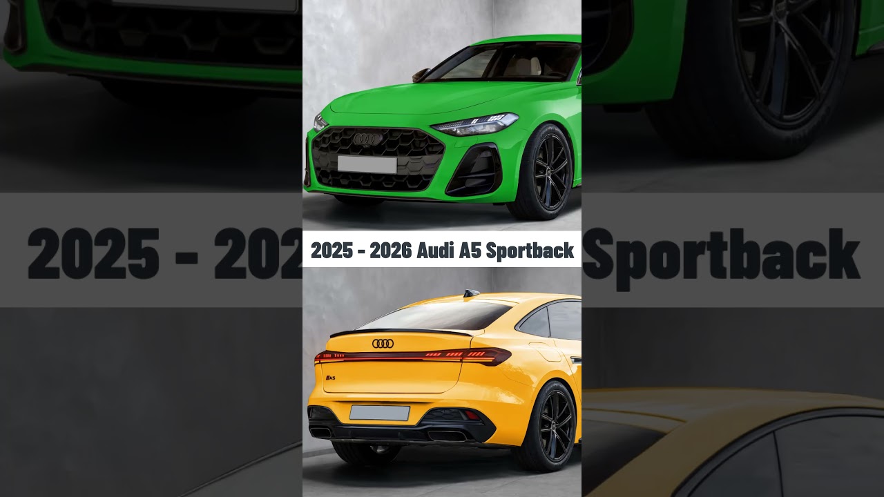 2025 - 2026 Audi A5 Sportback - New Model, first look! 