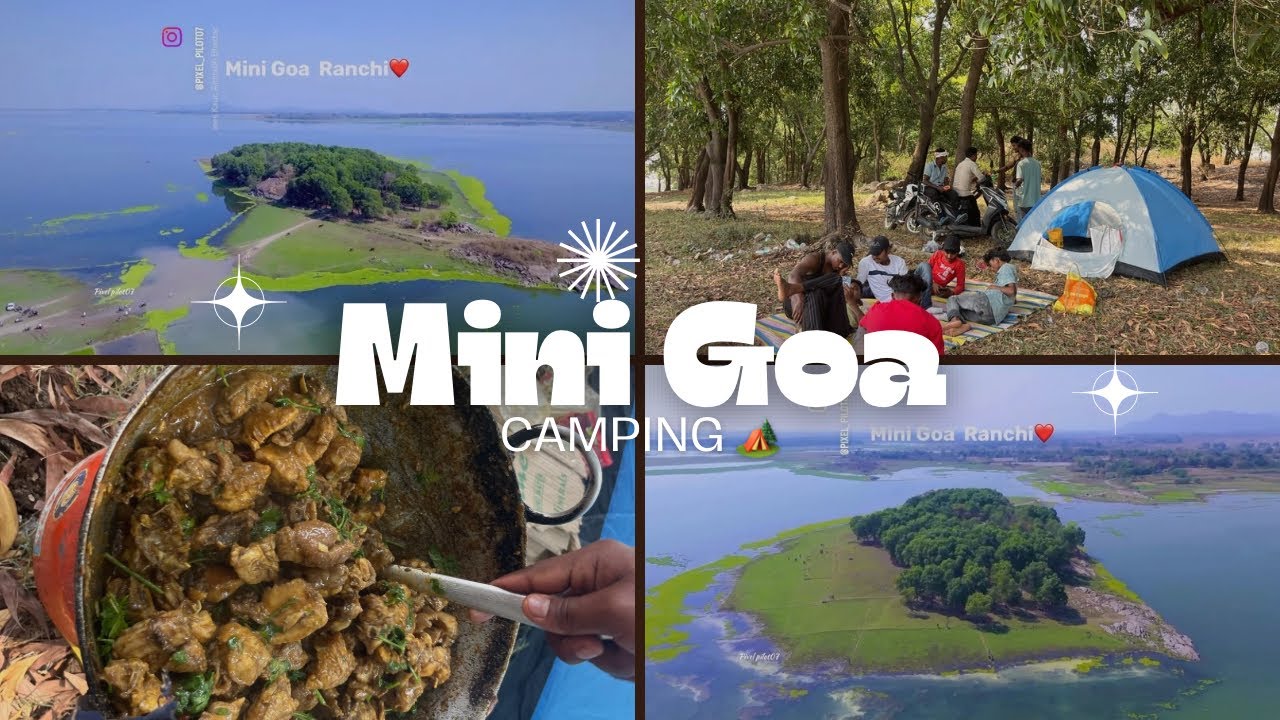 Mini GOA🏖️ | | camping 🏕️ | | pawan patli vlog⛳️ | | Ranchi Jharkhand✅