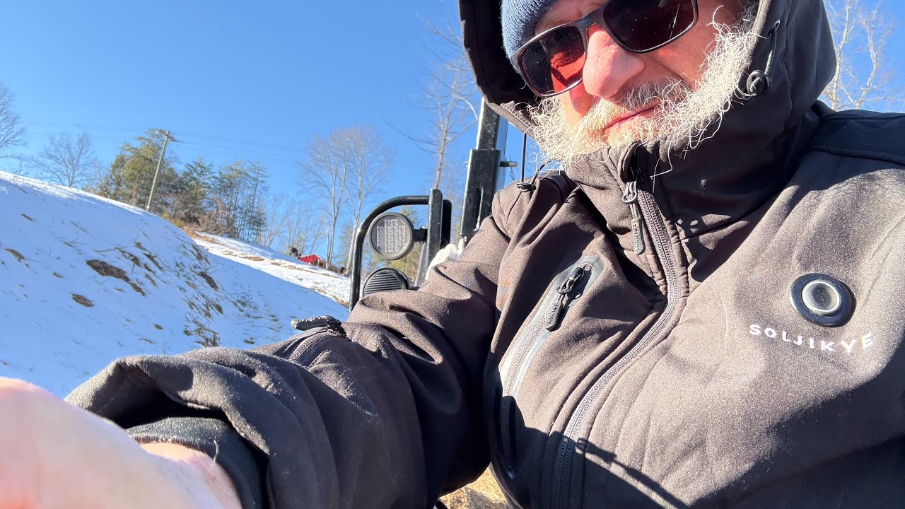 Getting hay with the RK tractor
