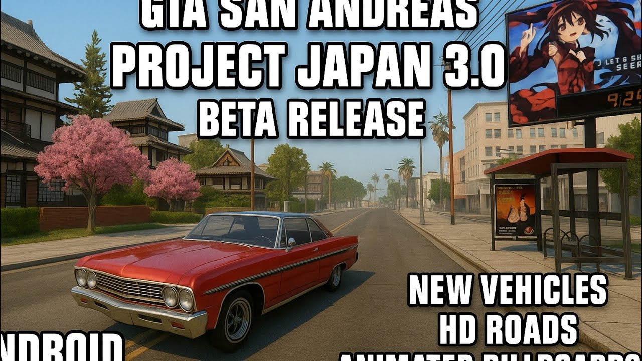 GTA San Andreas | Project Japan 3.0 Beta Release (Android).