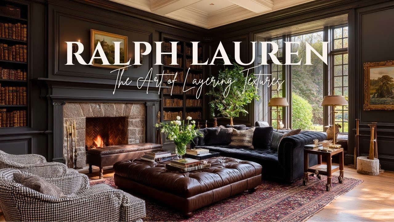 Ralph Lauren's Spring House  The Art of Layering Textures