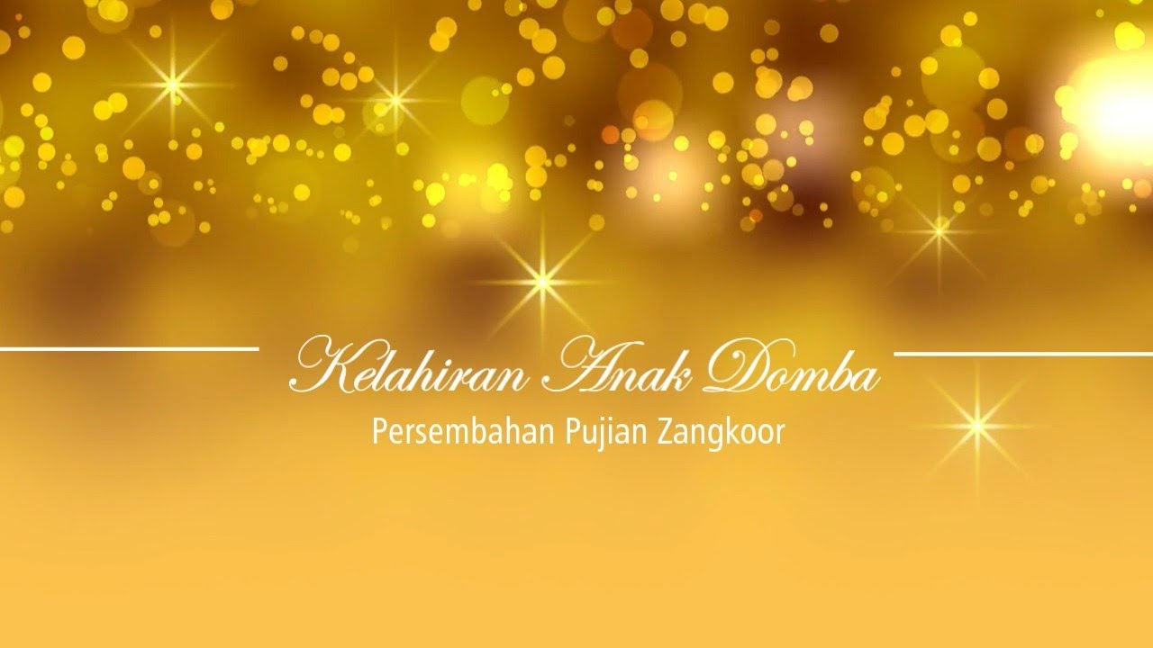GPT Immanuel - Pujian Zangkoor - Kelahiran Anak Domba Allah
