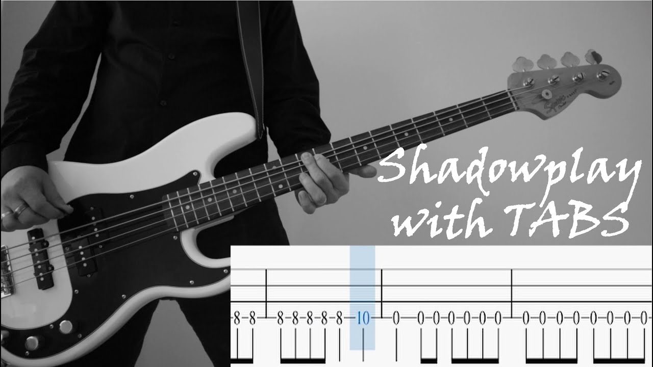 Shadowplay - Joy Division (Bass cover with TABS)
