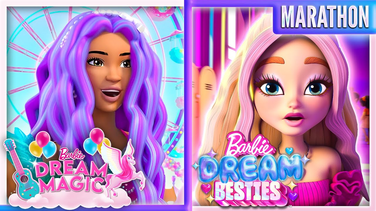 Barbie Dream Magic & Barbie Dream Besties T1 MARATONA! | Compilação de episódios completos