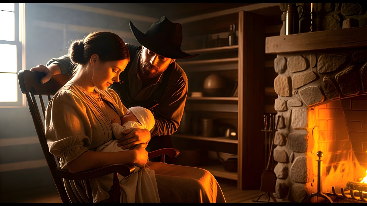 Young Widow Becomes Wet Nurse for Rancher's Newborn | He Falls for Her While She Saves His Child...