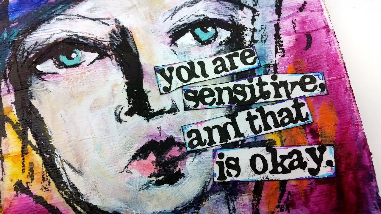 Dina Wakley Media *New Release* ART JOURNAL PAGE