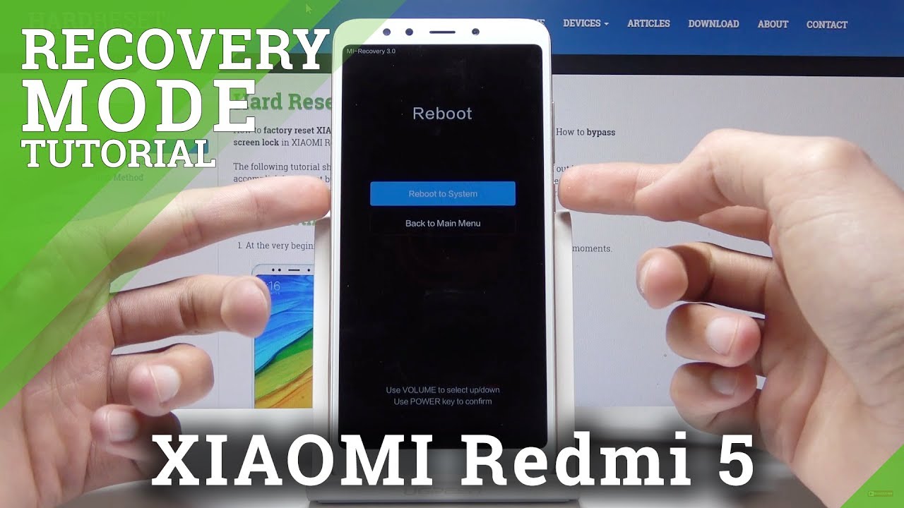 Режим восстановления XIAOMI Redmi 5 &mdash; как войти и выйти из меню восстановления