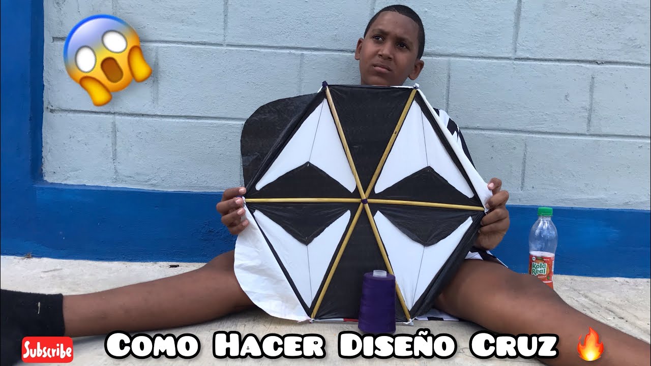 Chichigua 🔥 Como Hacer Una Chichigua Con Diseño 😱 Cruz Papalote O Cometa Kite