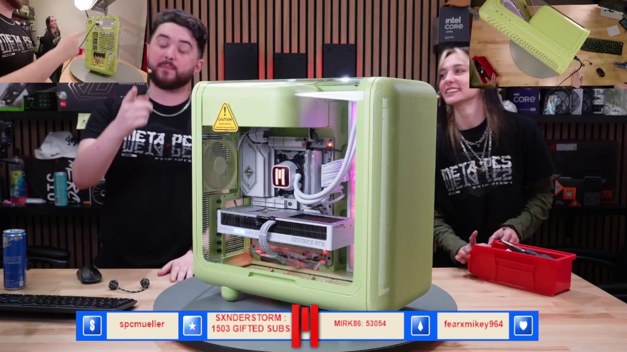 HAPPY ST. PATRICKS DAY! BUILDING A CUSTOM RIG FOR A STREAM VIEWER AND A GREEN PC!