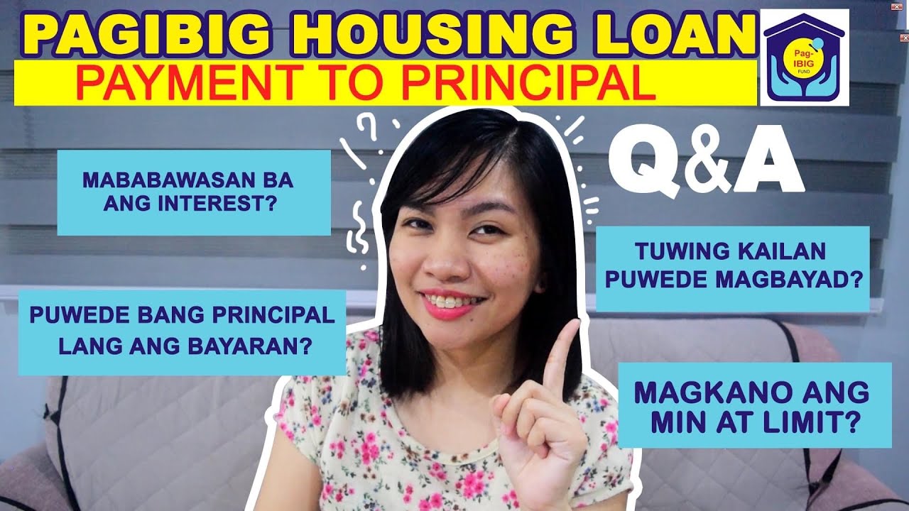 Pagibig Payment to Principal Question & Answer // Advance Payment to Principal // Housing Loan