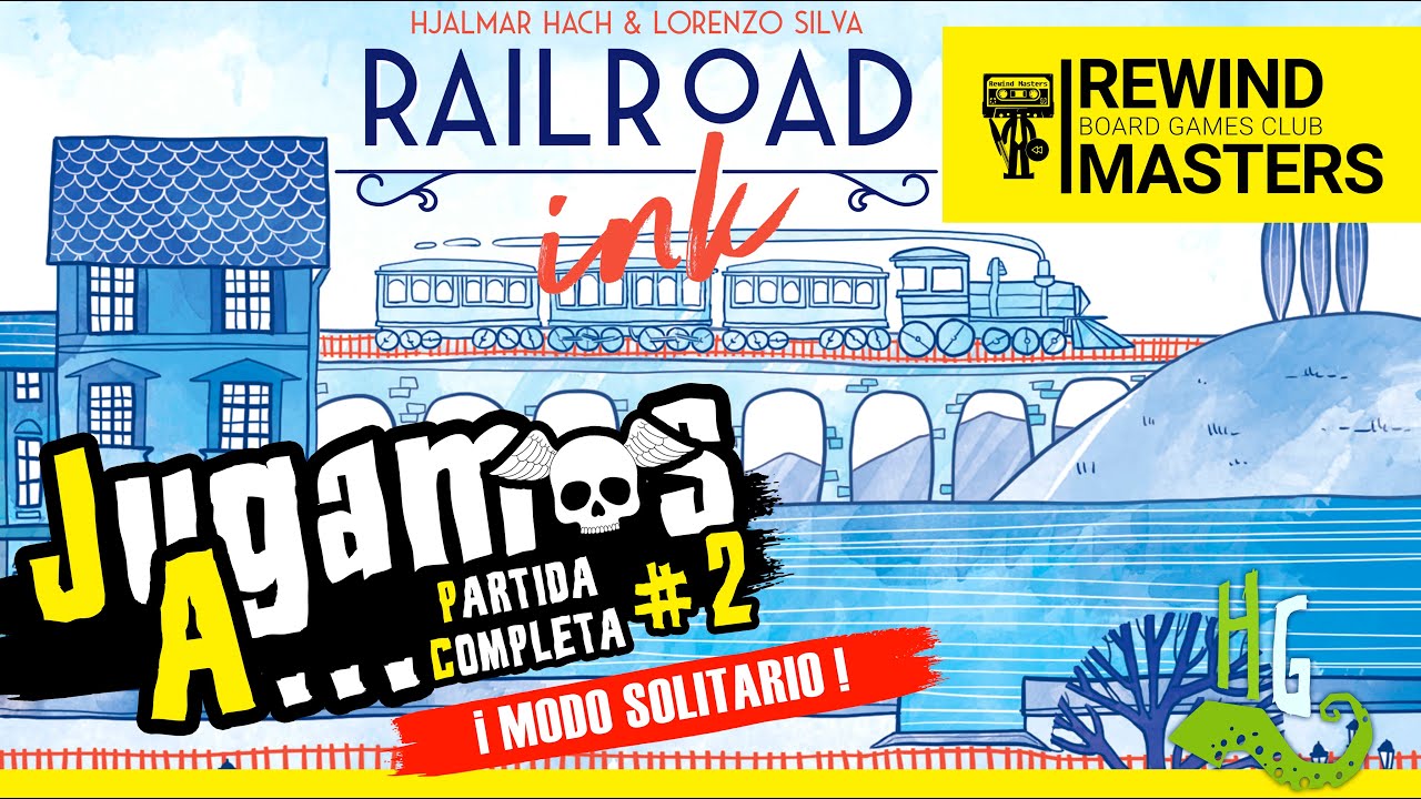 Jugamos a - RAILROAD INK (Solitario) #2