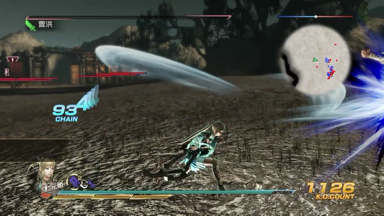 真・三國無双７ with 猛将伝 呂布伝第2章 虎牢関逃亡戦(董卓軍/上編)【究極/LV150/王元姫(烈撃刀/双鉤)】