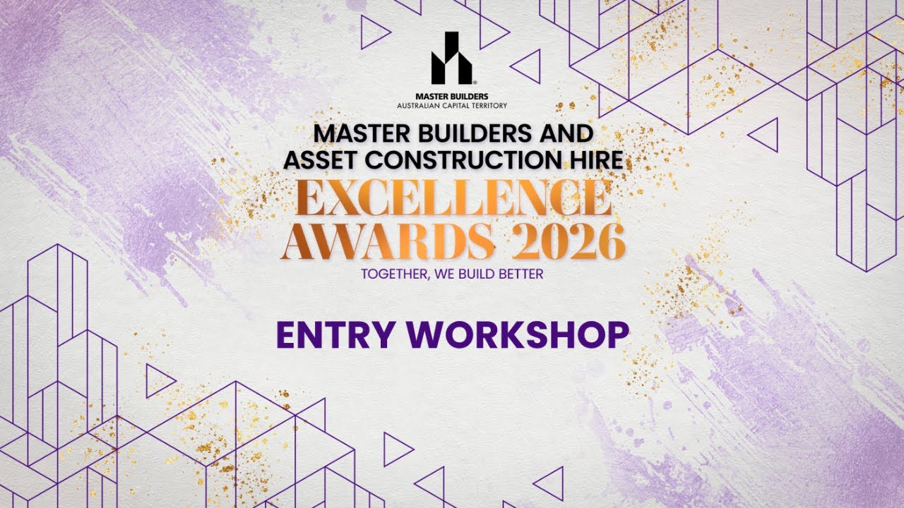 Photography for the Master Builders and Asset Construction Hire Excellence Awards