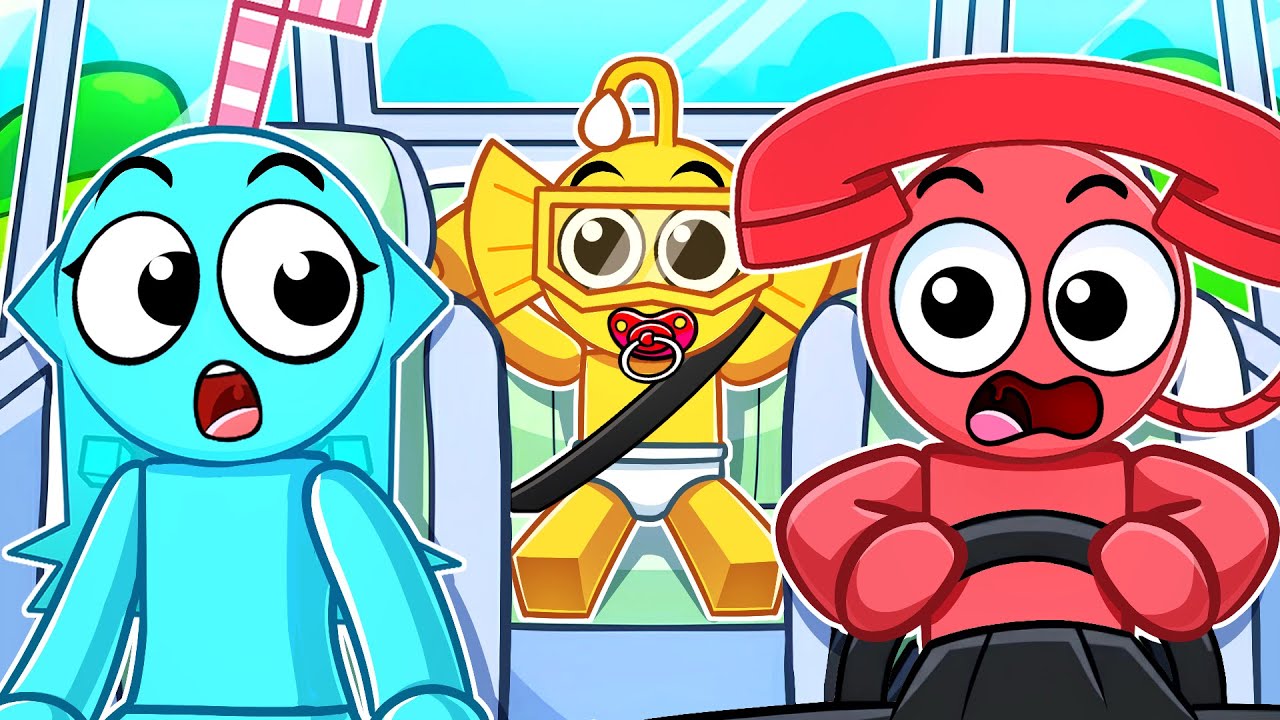 SPRUNKI FAMILY Goes on ROADTRIP in Roblox!