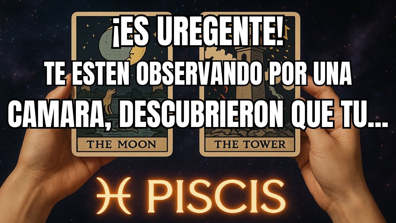 PISCIS♓TE ESTÁN OBSERVANDO A TRAVÉS DE UNA CÁMARA, Y LO QUE VIERON LOS DEJÓ EN SHOCK.