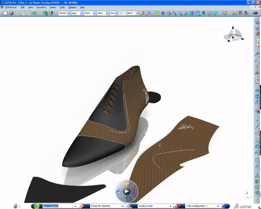 Modelamento de um cal&ccedil;ado - CATIA V6 (Shoe Unfold)