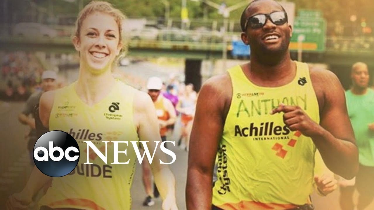Blind runner and his running guide fall in love
