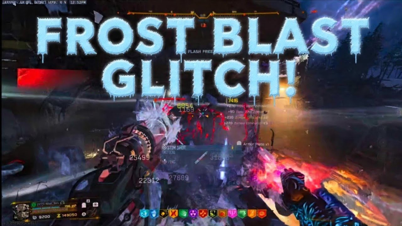 Frost Blast Glitch (Short Video) - BO7 ZOMBIES
