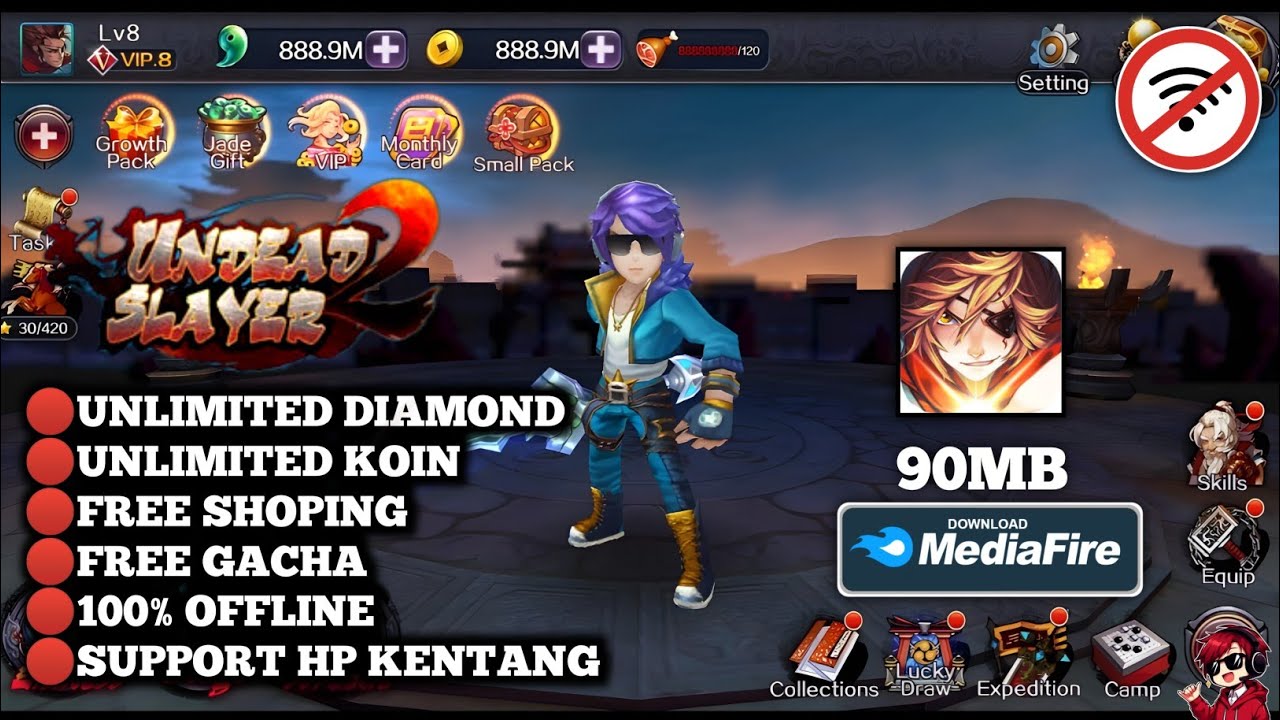 NEW‼️UNDEAD SLAYER 2 TERBARU!! Android (Unlimited Diamond & Koin)