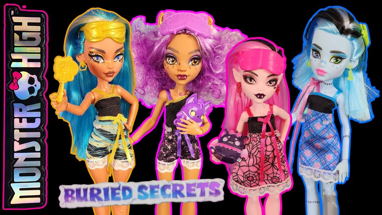 🔎💀How to Find the Monster High Buried Secrets Doll You Want! All 4 UNBOXED!