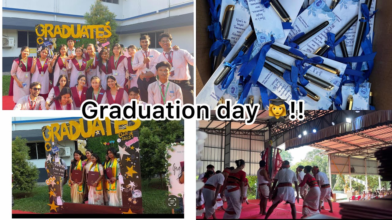 ||Holy cross college|| 👩‍🎓Graduation day prep||DAY IN MY LIFE + GRADUATION DAY CELEBRATION HCC 🎉 🥁 